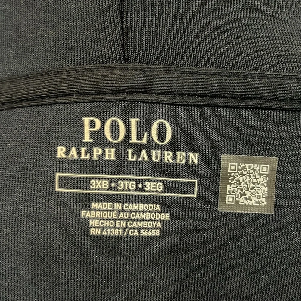 Polo Ralph Lauren double knit full zip hoodie,‎ size 3XL, NWT